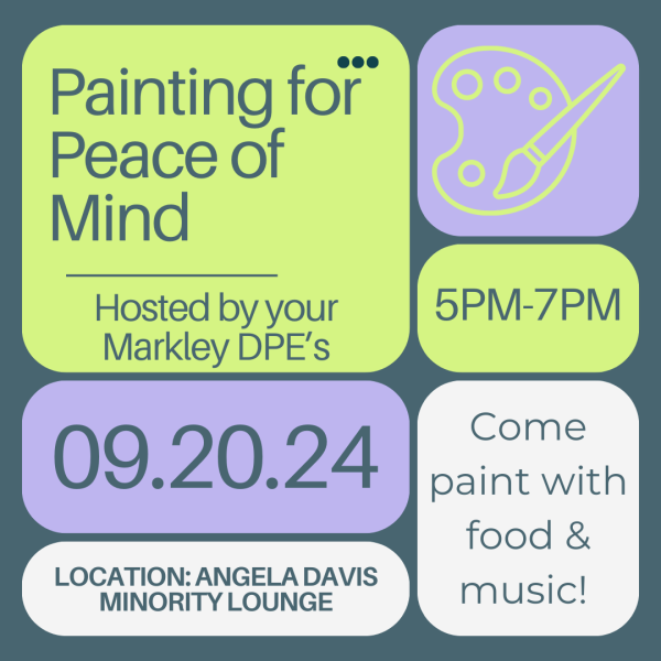 Text saying "Painting for Peace of Mind"