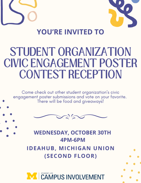 Poster reception invite
