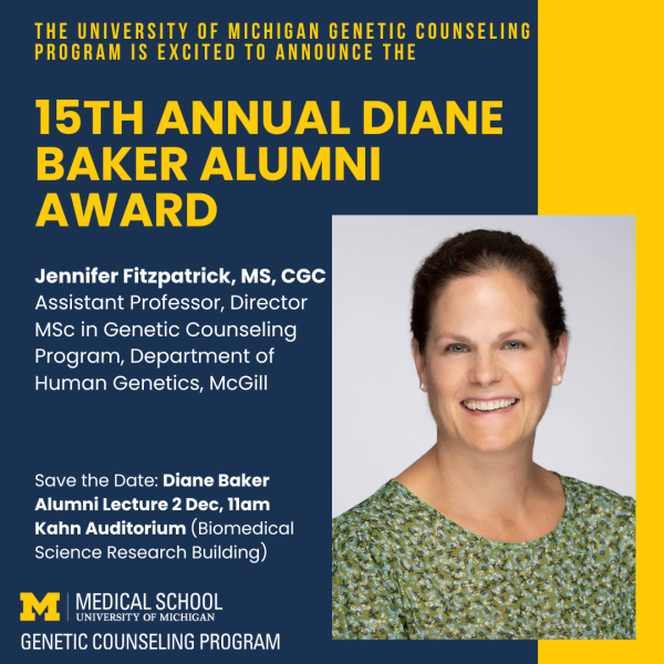 Image of speaker with information about the lecture