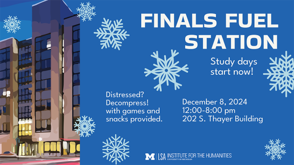 Finals Fuel Station publicity poster