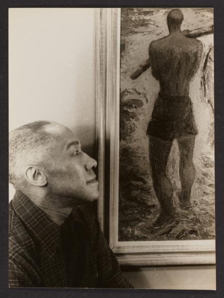Carl van Vechten, Portrait of Ellis Wilson. Gelatin silver print, 1948.