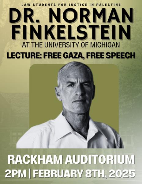 Norman Finkelstein Lecture: Free Gaza, Free Speech
