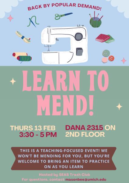 Learn to Mend!