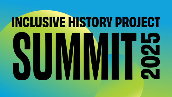 Event flyer for the Inclusive History Project Summit