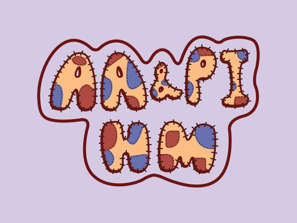 AA&PI Heritage Month badge in stitch motif
