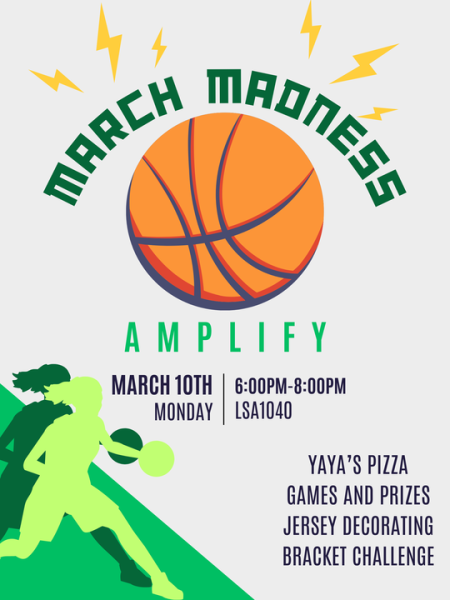 March Madness aMplify flyer