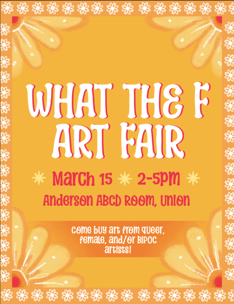 Flyer reading "What the F Art Fair"