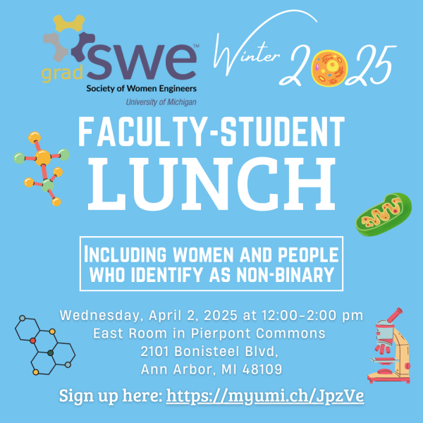 GradSWE Faculty-Student Lunch Mixer Spring 2025