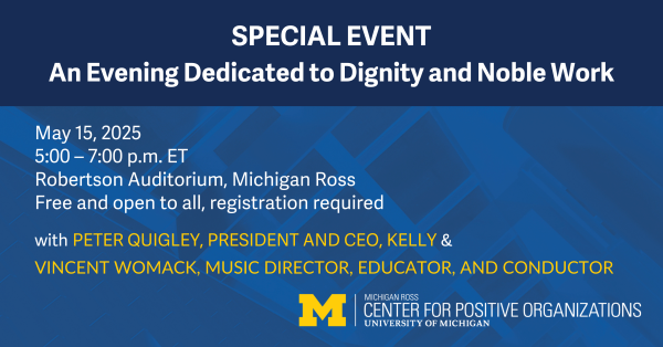 An Evening Dedicated to Dignity and Noble Work on May 15, 2025
