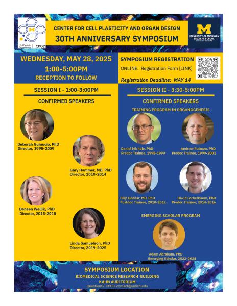 CPOD 30th Anniversary Symposium Flyer