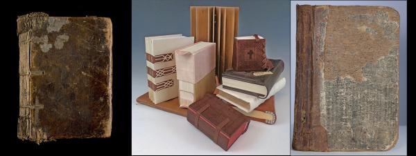 Euchologion (Mich. Ms. 130), Soumela Monastery, Turkey, dated 1553 CE; a collection of historical models made by Anna Embree, and A Short but Comprehensive System of the Geography of the World by Nathaniel Dwight, 1796.
