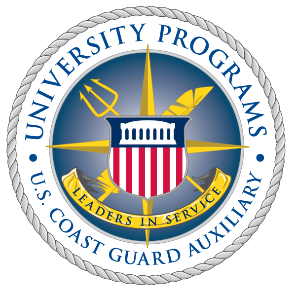 Emblem of the USCG Auxiliary Unviersity Program