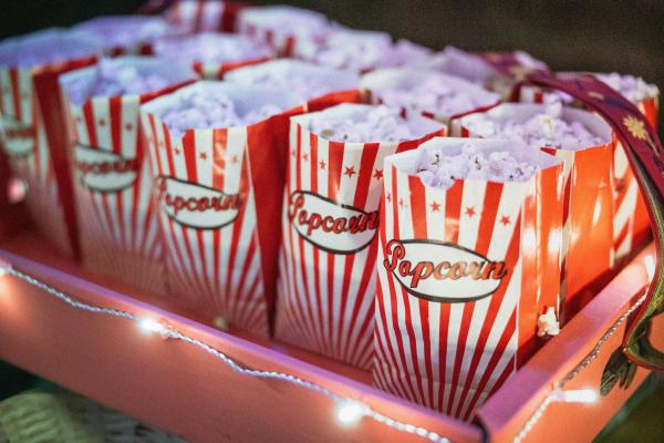 Bags of popcorn
