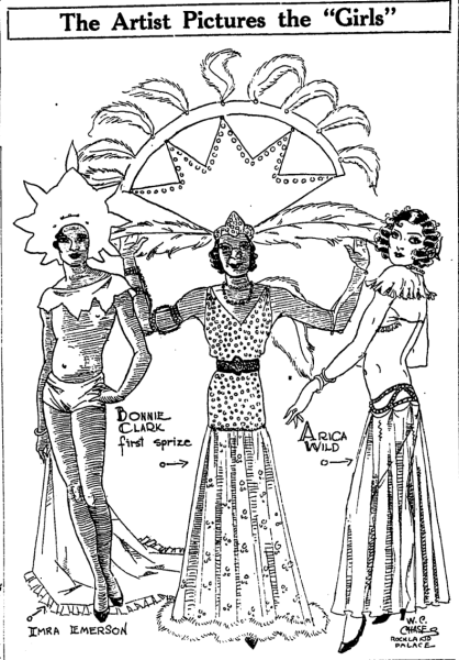 "Hamilton Lodge Ball Draws 7,000" cartoon