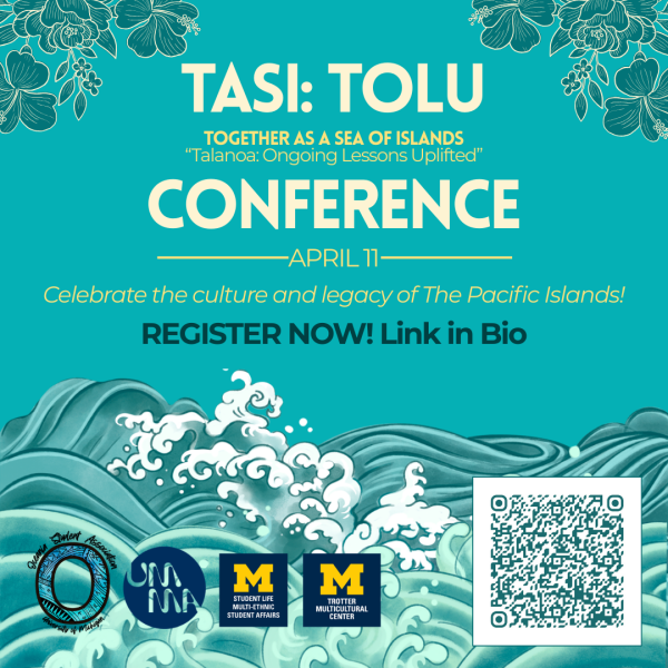 Registration flyer with the QR code.