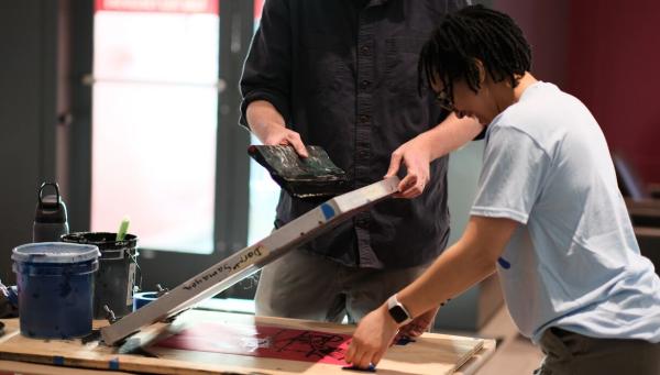 Session 1: Print Demonstration and Exhibition Tour of American Sampler with Nicole Marroquin
