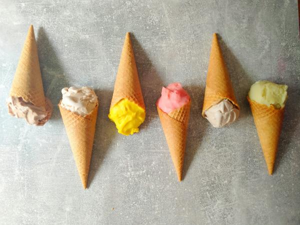 Variety of Icecream selection