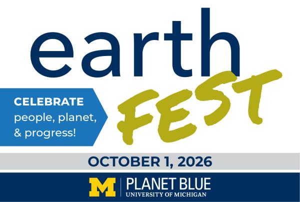 Earthfest advertisment that contains the event date of October 1, 2026.