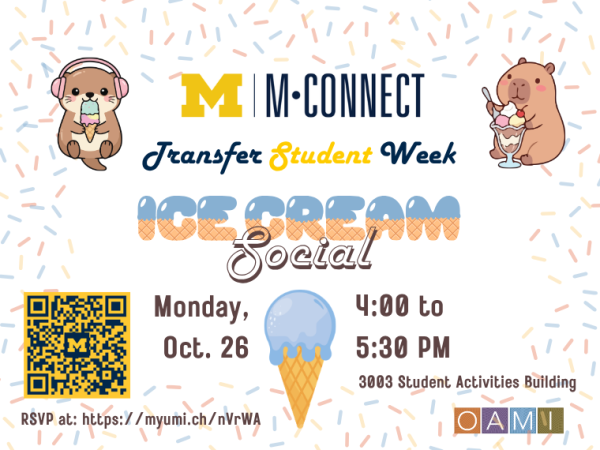 Cartoon animals eating ice cream sundaes with sprinkles in the background