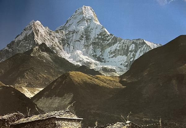 A view of Ama Dablam in the Eastern Himalayas from Himalaya alpine-style: the most challenging routes on the highest peaks.