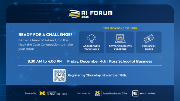 AI Forum: Hack the Case Release Party Details