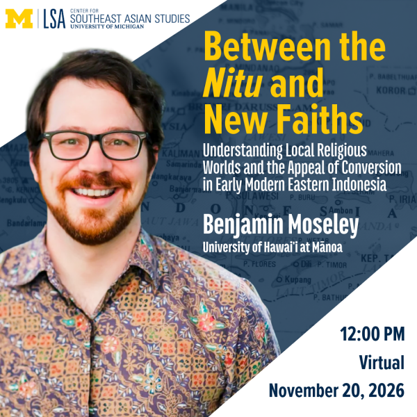 Image of CSEAS Lecture with Benjamin Moseley on November 20 on Zoom