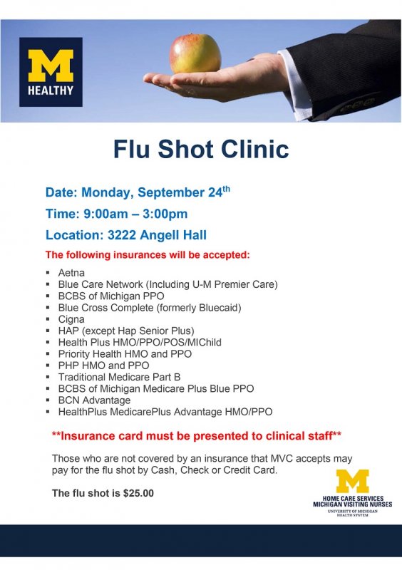 (Expired) Flu Shot Clinic Happening Michigan