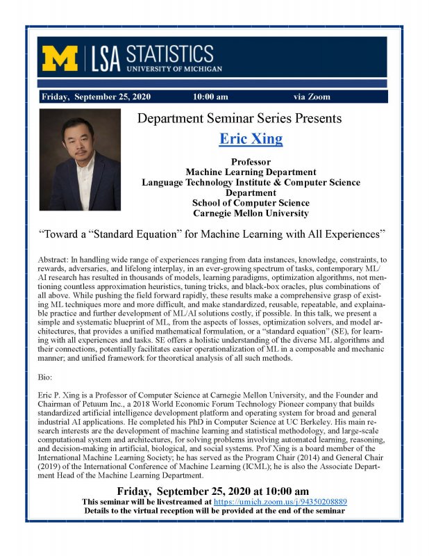 statistical machine learning cmu