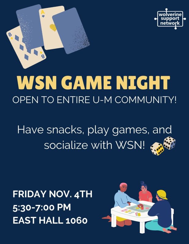 (Expired) Game Night | Happening @ Michigan