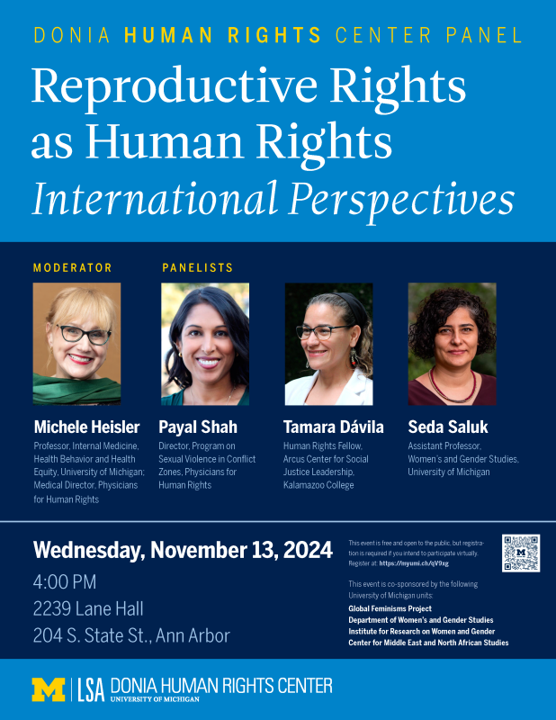 Panel Human Rights (Expired) Donia Human Rights Center Panel Discussion | Reproductive ...