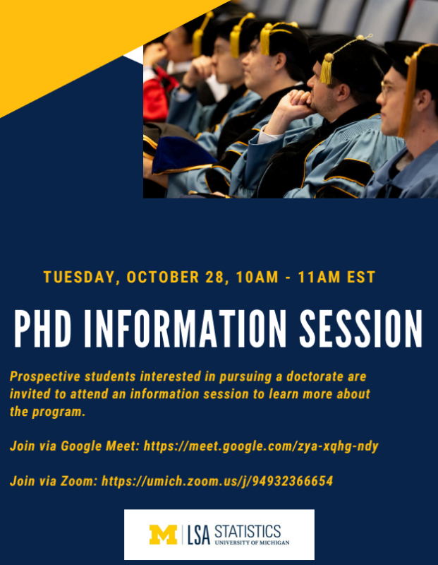 (Expired) PhD Information Session | Happening @ Michigan