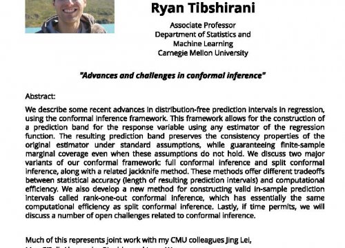 statistical machine learning cmu