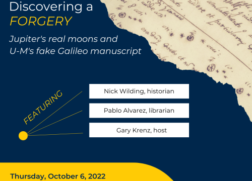 (Expired) Discovering a Forgery: Jupiter's real moons and U-M's fake ...