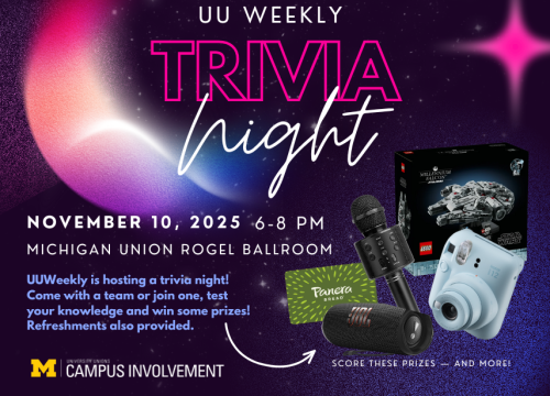 (Expired) UUWeekly: Trivia Night | Happening @ Michigan