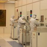 Researchers in the Lurie Nanofabrication Facility