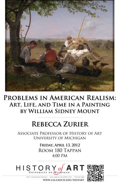 Rebecca Zurier colloquium poster