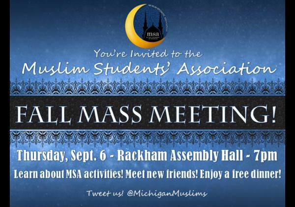 Mass Meeting Flyer