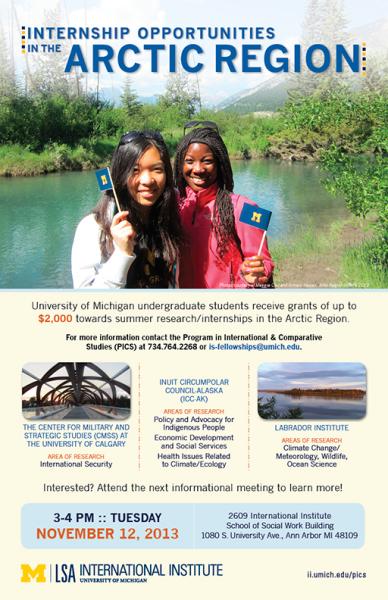 Arctic Internships Flier