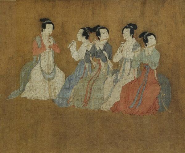 Scene from "The Night Revels of Han Xizai" 《韩熙载夜宴图》