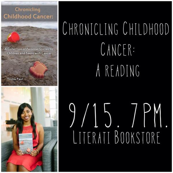 Literati childhood cancer flyer
