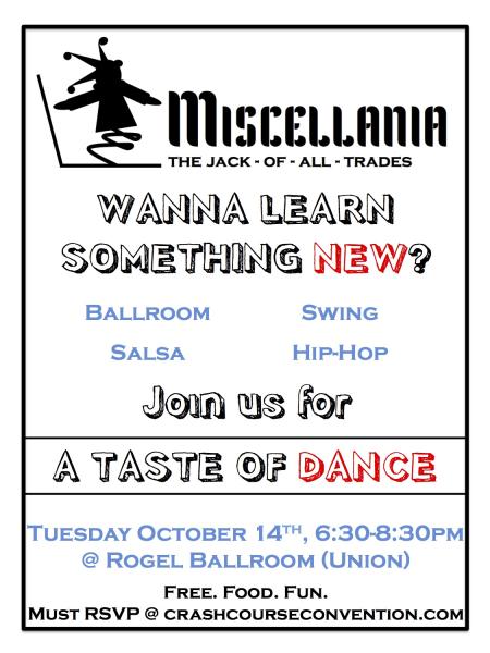Taste of Dance Flyer