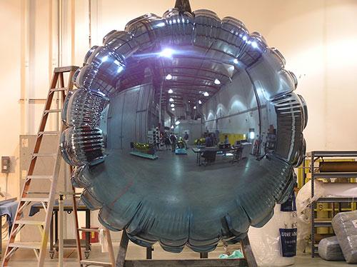 Jeff Koons, Moon, 1995-2000, in process.