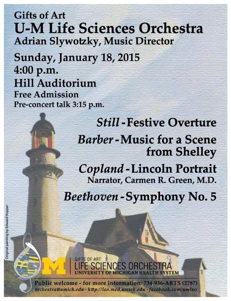 Poster for LSO concert