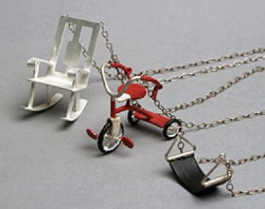 Back to the Basics, the Necklaces by Amber D. Harrison, photograph by Anne Mondr
