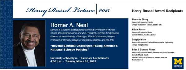 Henry Russel Lecture 2015