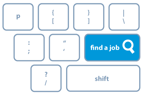 find a job graphic