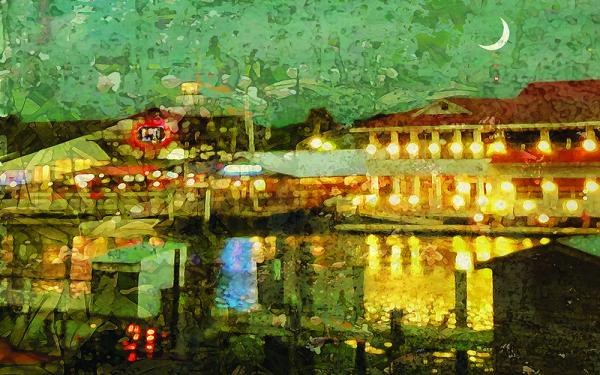 Shem Creek by Sara Slee Brown, documented by the artist.