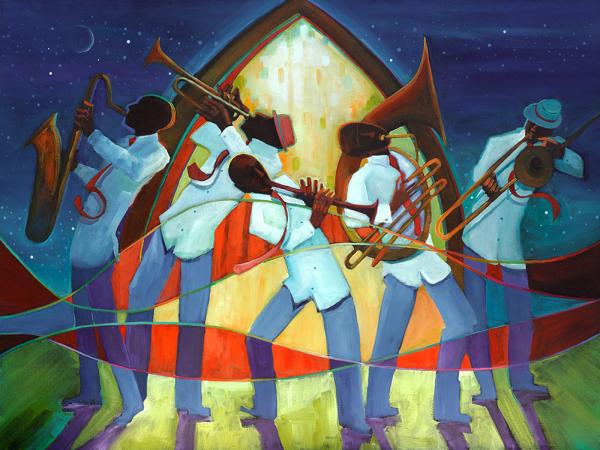 Nightly Illumination by Deborah L. Hoover, photograph by Jeanine Samuelson.