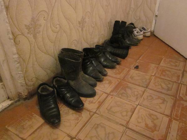 Seasonal labor migrants in Arpeni, Armenia