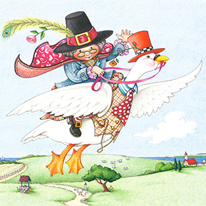 From Mary Engelbreit's Mother Goose: One Hundred Best-Loved Verses, New York: Ha